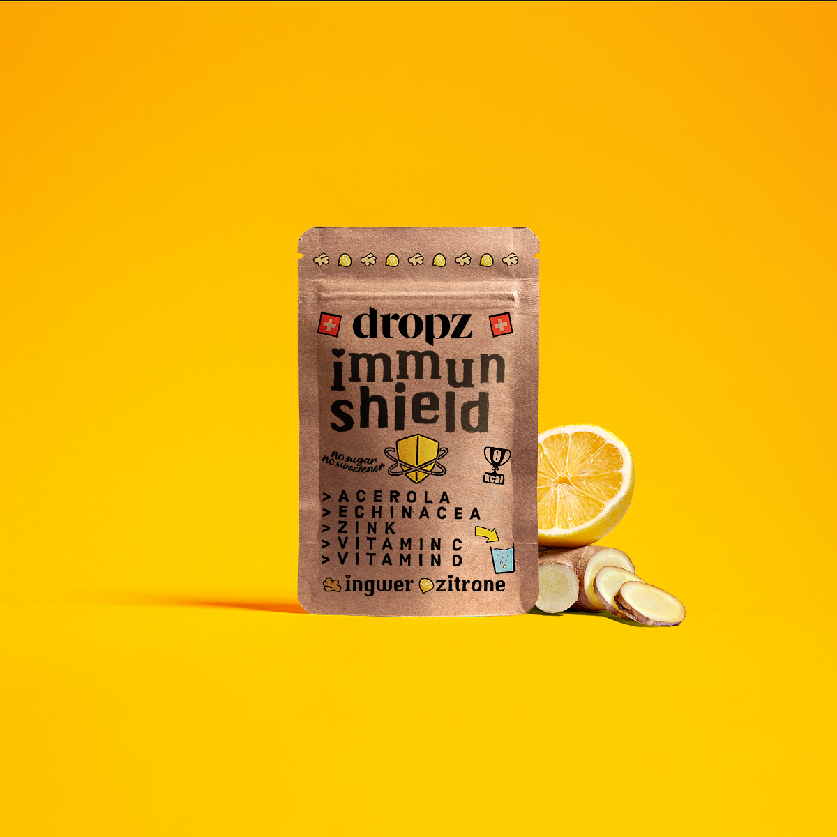 Immunity dropz - Zitrone Ingwer