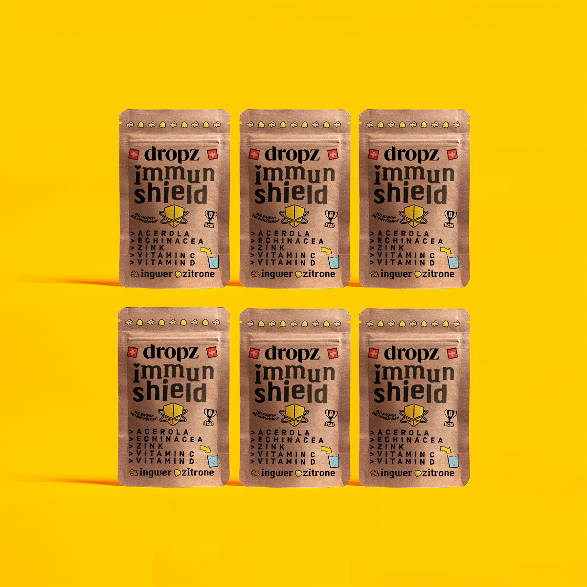 Immunity dropz - 2 monthly ration (6 bags)