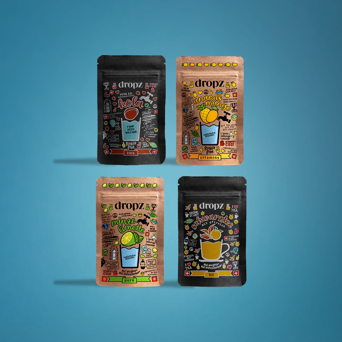 Softdrinks Bundle - mit 4 Sorten