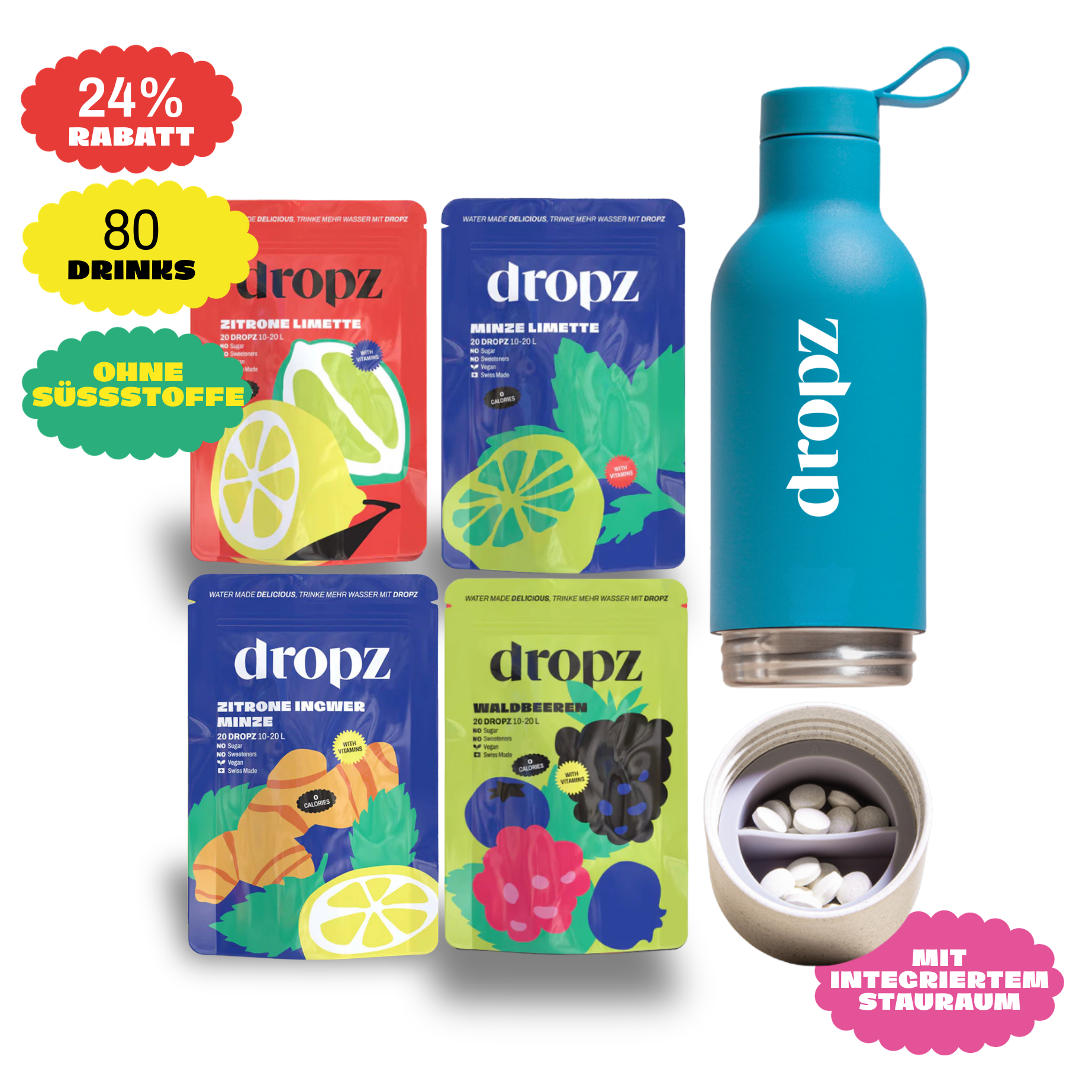Starter sets - dropz + bottle of your choice
