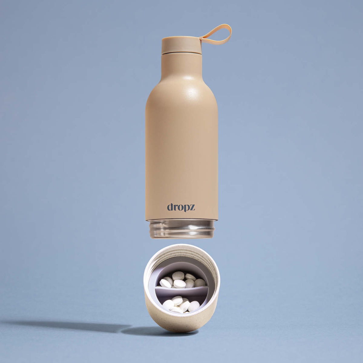 dropz Flasche Beige