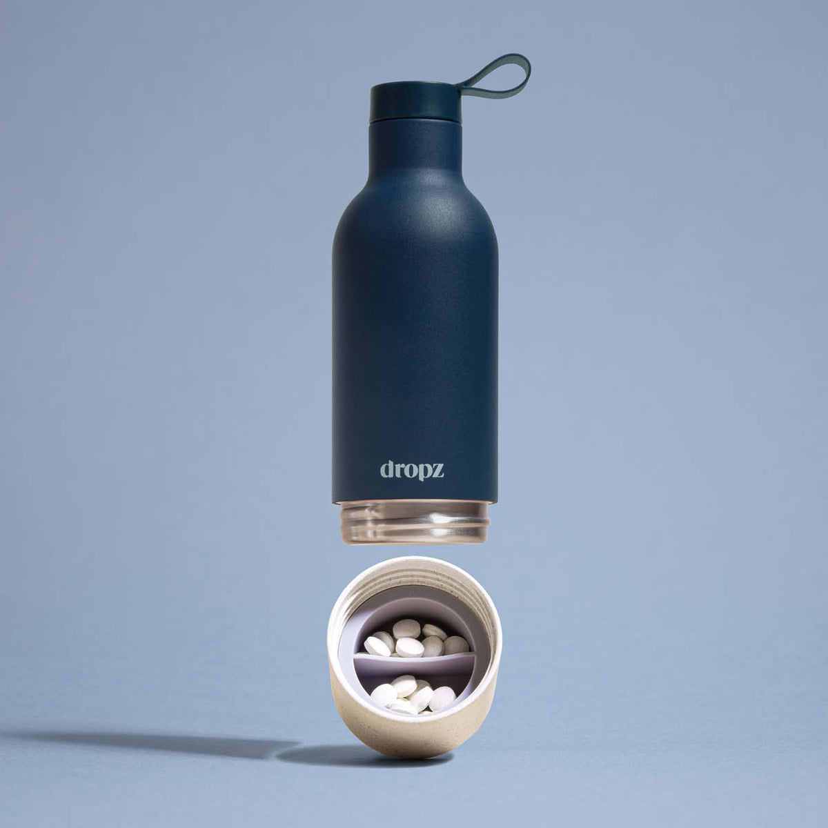 dropz Flasche Blue