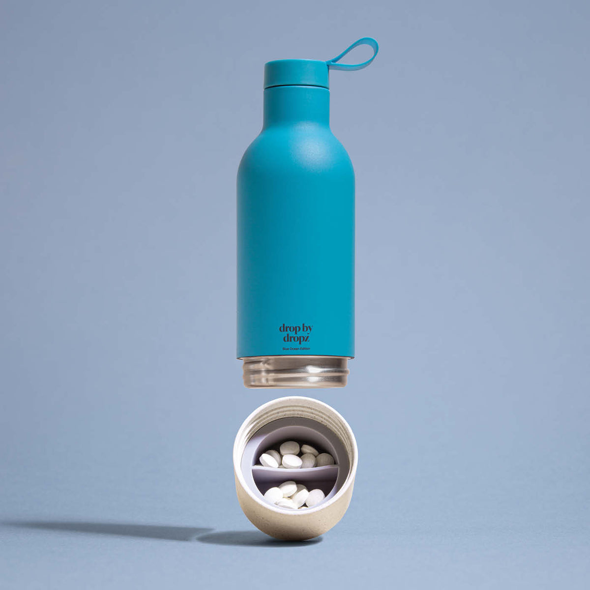 dropz Flasche Blue Ocean Edition