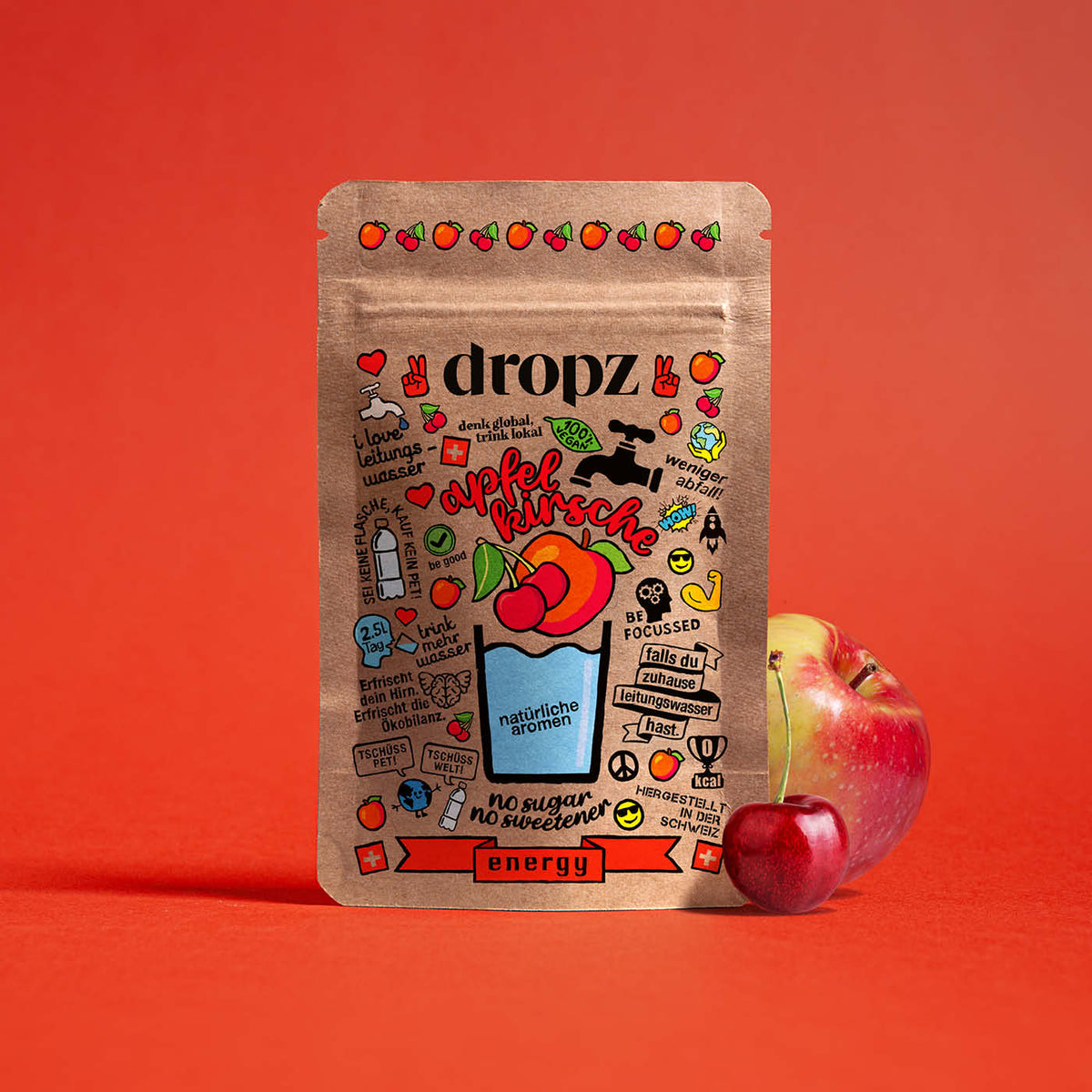 dropz Energy - Kirsche mit Koffein